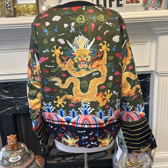 NWT. Amazing mandarin print jacket. Gorgeous - Picture 4 of 7